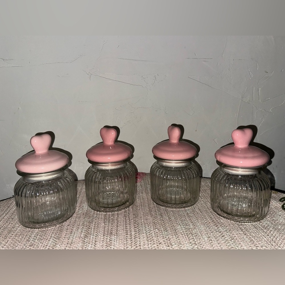 Candy glass jars